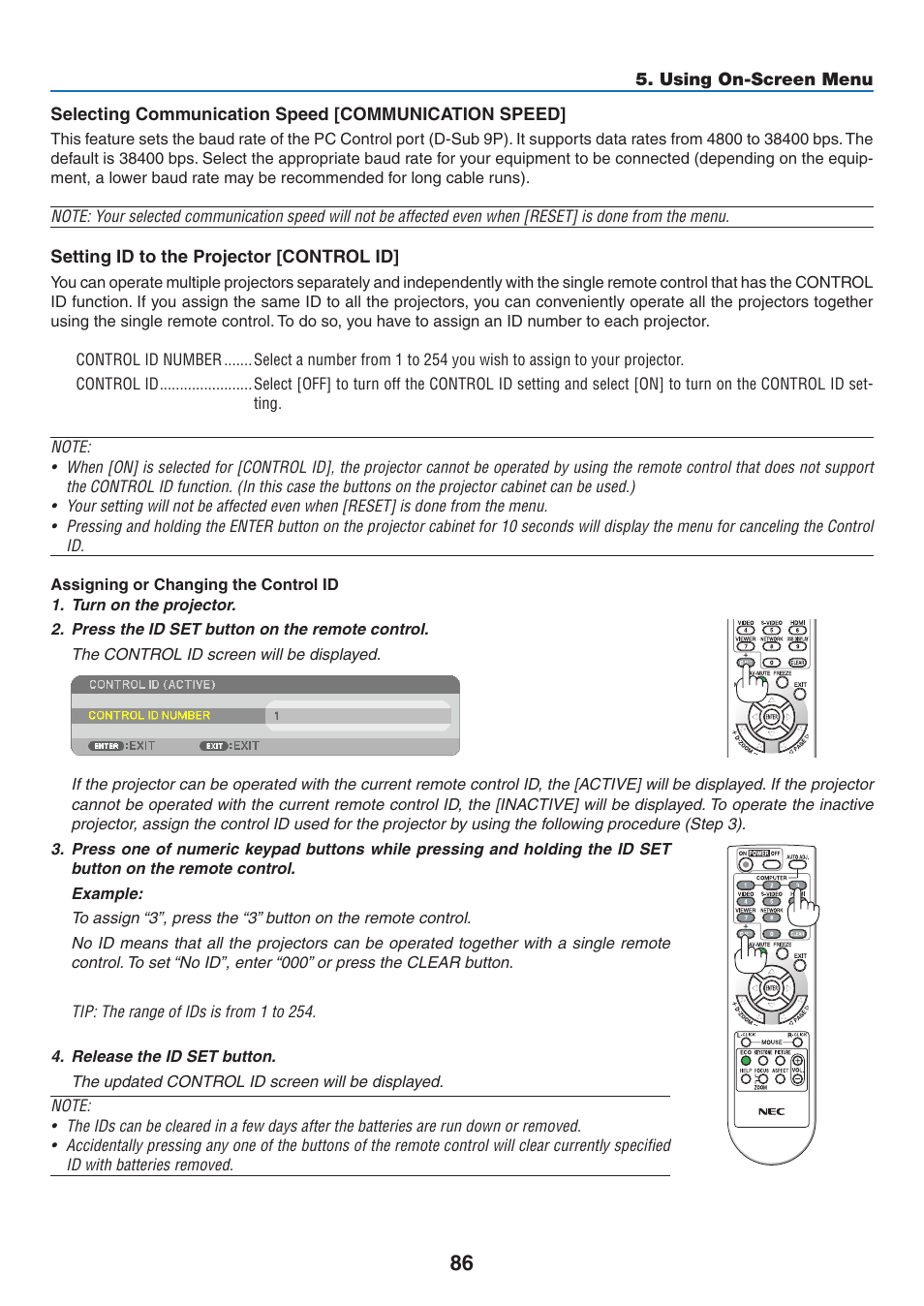 NEC M350X User Manual | Page 96 / 155