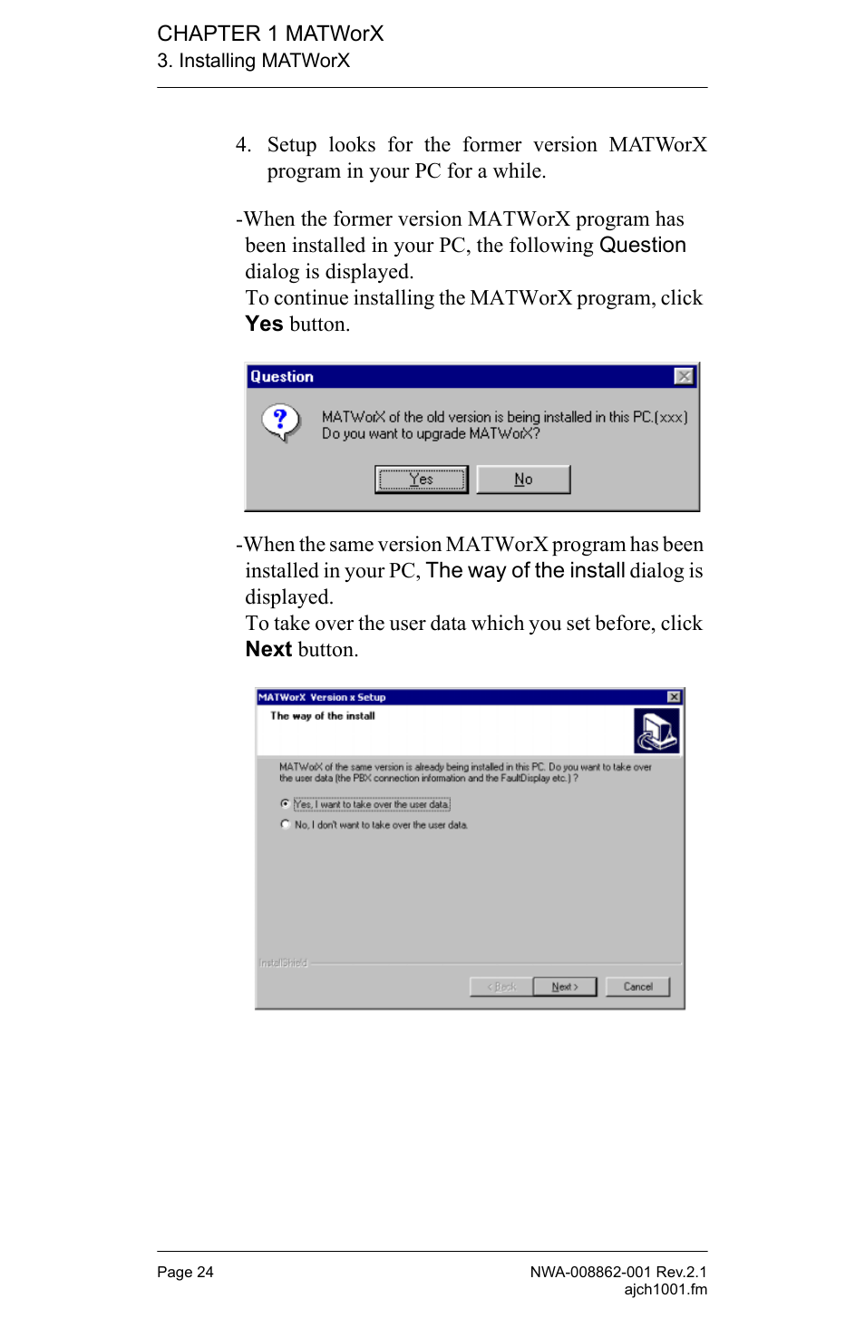 NEC MATWORX NWA-008862-001 User Manual | Page 30 / 66