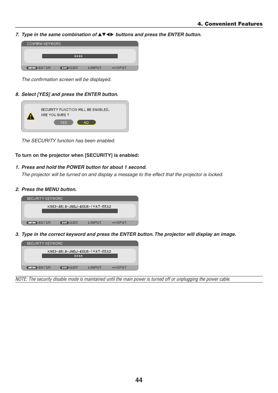 NEC NP410 User Manual | Page 53 / 114