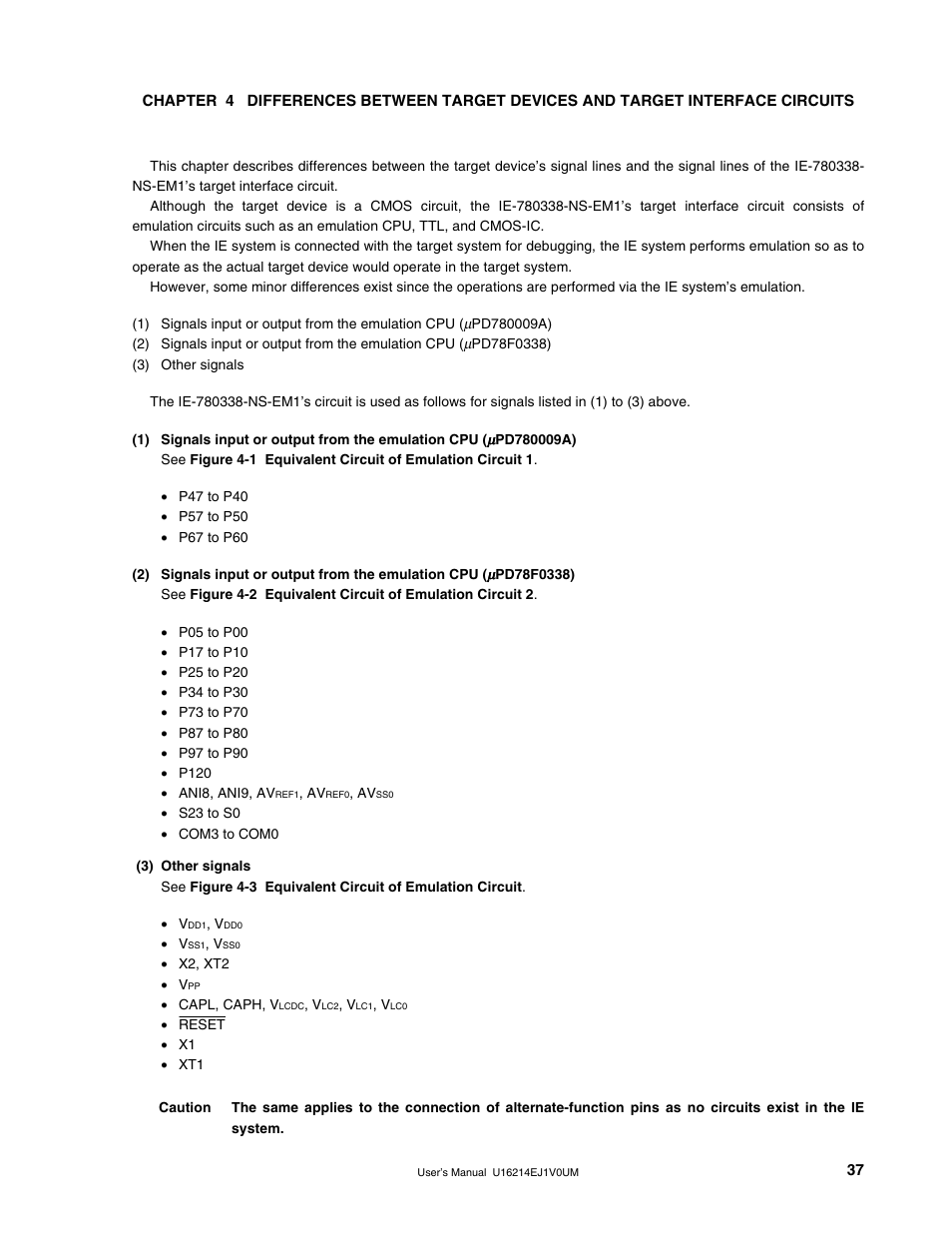 NEC uPD780328 Subseries User Manual | Page 37 / 47