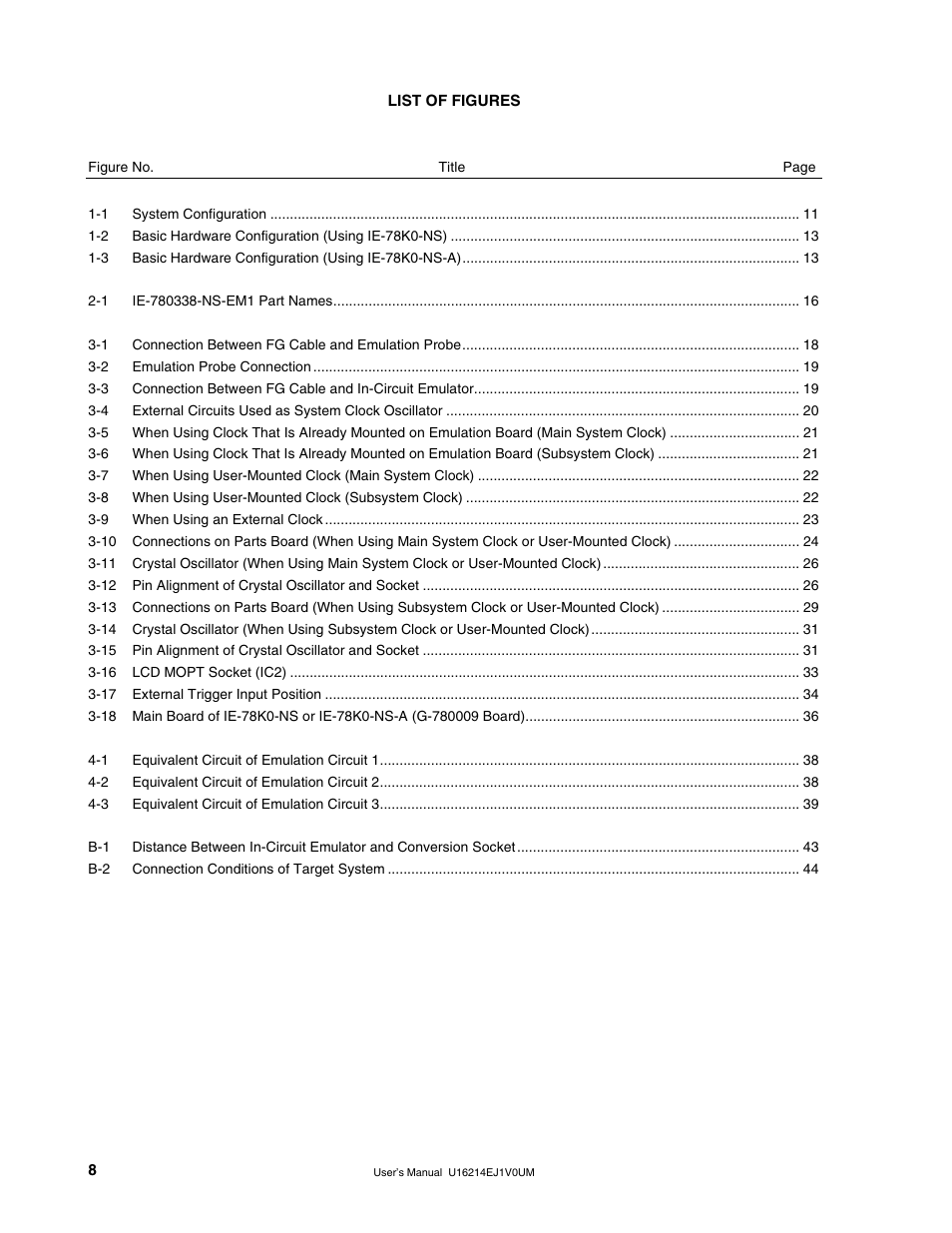 NEC uPD780328 Subseries User Manual | Page 8 / 47