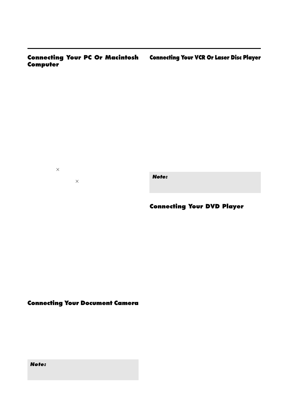 NEC 4205W User Manual | Page 16 / 54