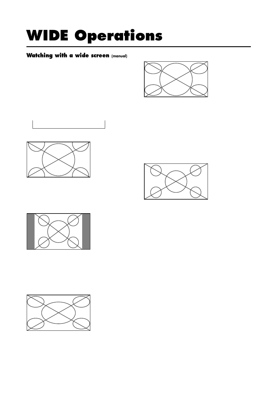 Wide operations | NEC 4205W User Manual | Page 22 / 54