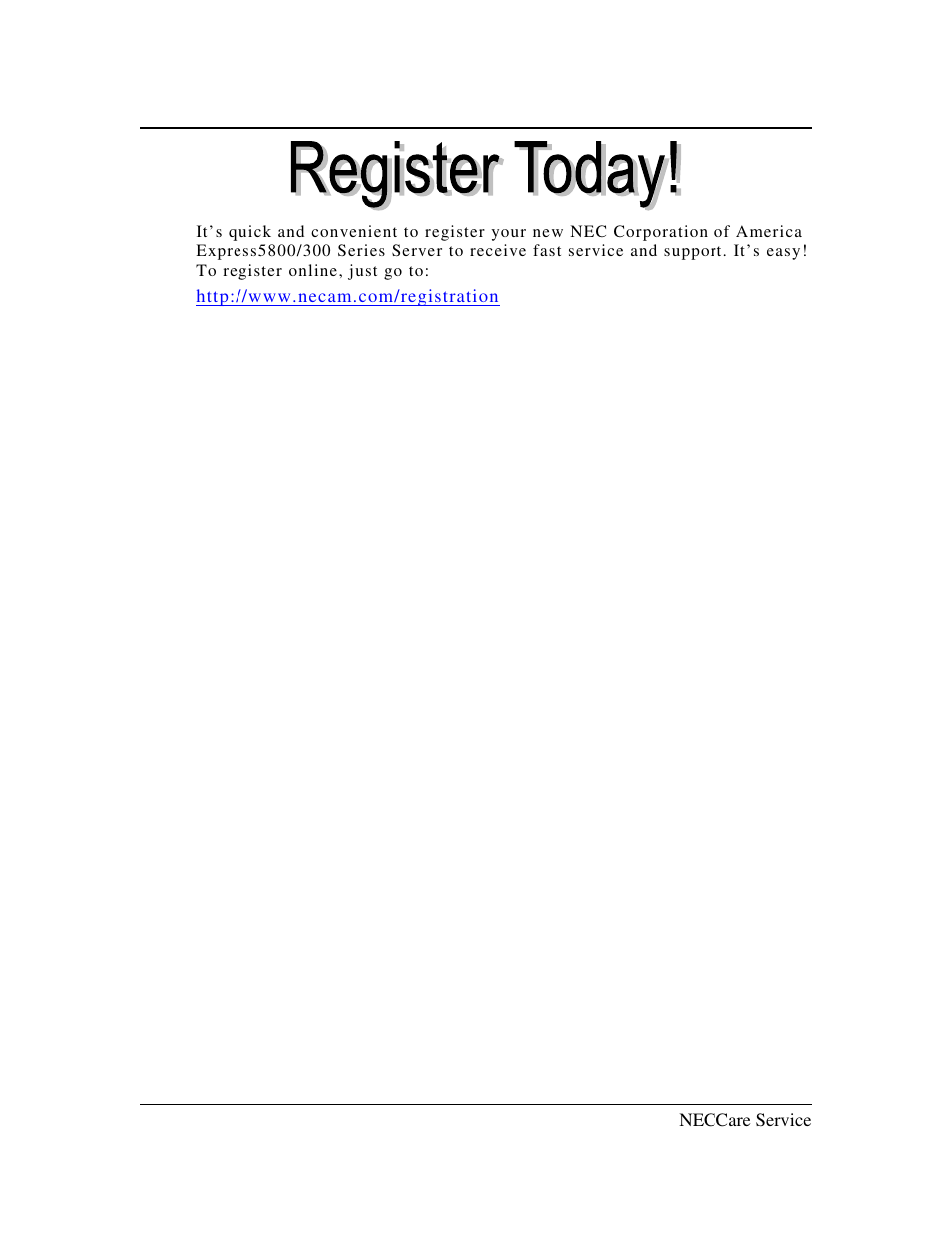 NEC NECCare Standard/300 User Manual | Page 10 / 11