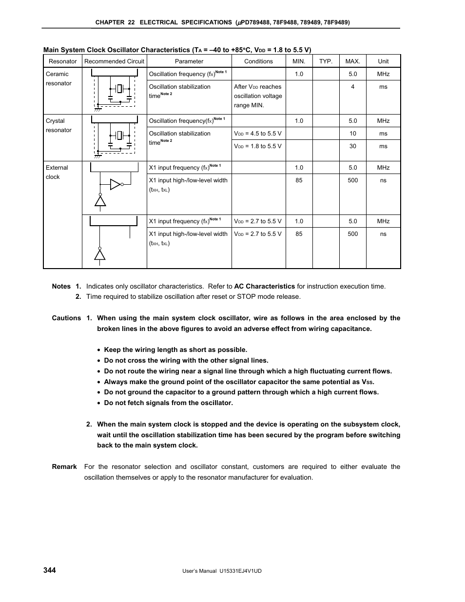 NEC PD78F9488 User Manual | Page 344 / 388