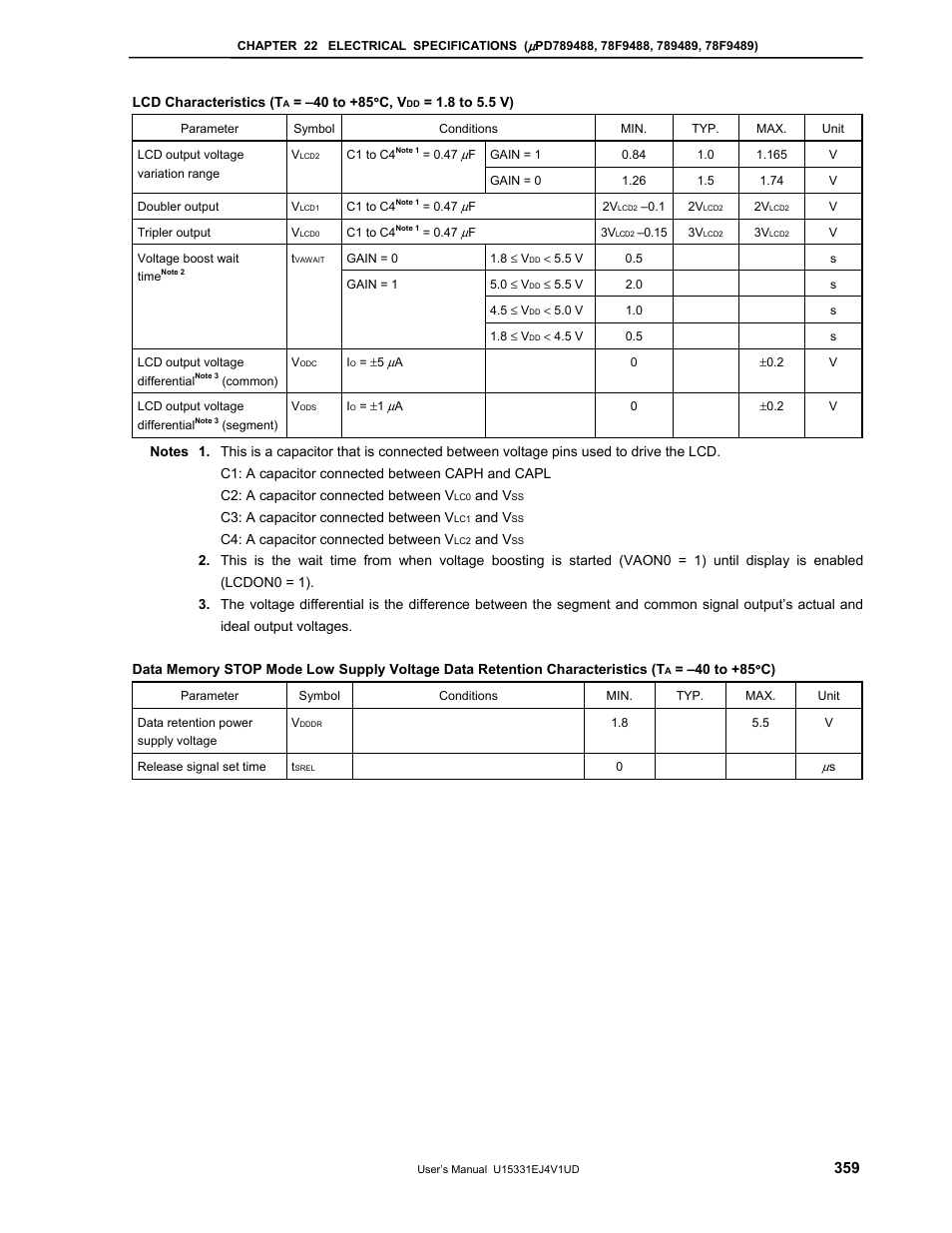 NEC PD78F9488 User Manual | Page 359 / 388