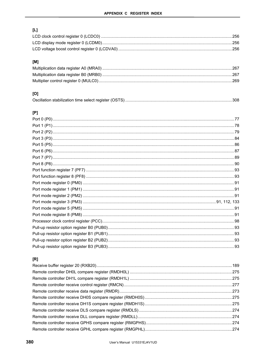 NEC PD78F9488 User Manual | Page 380 / 388