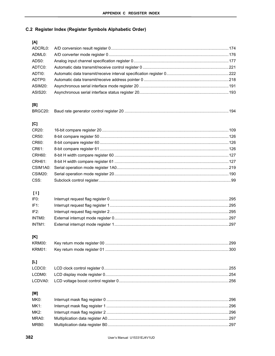 NEC PD78F9488 User Manual | Page 382 / 388