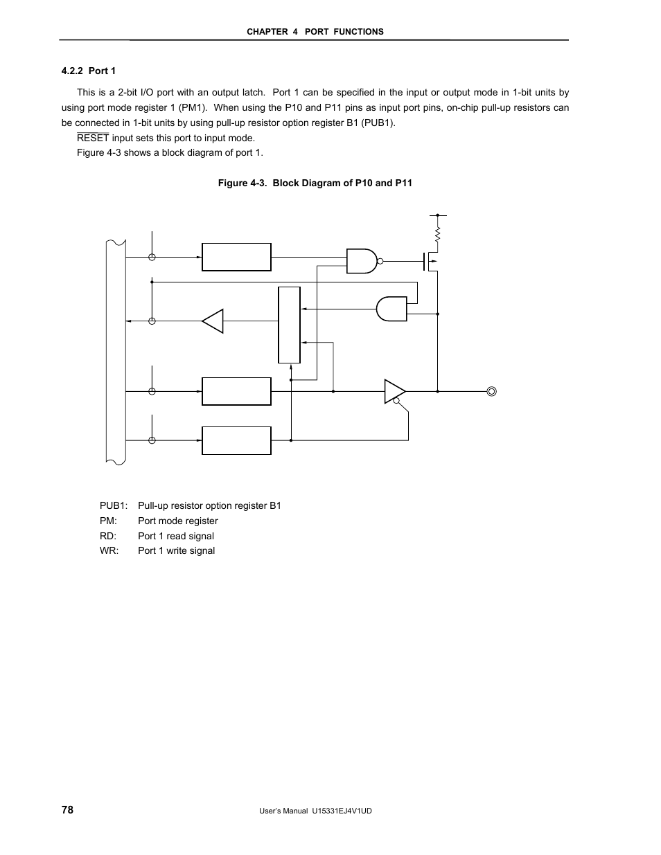 2 port 1 | NEC PD78F9488 User Manual | Page 78 / 388