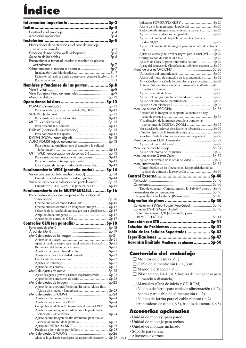 NEC PX-60XM5A User Manual | Page 104 / 203