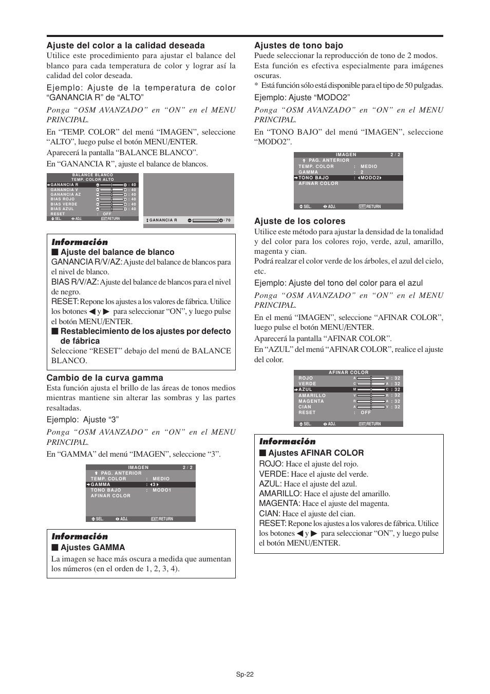 NEC PX-60XM5A User Manual | Page 122 / 203