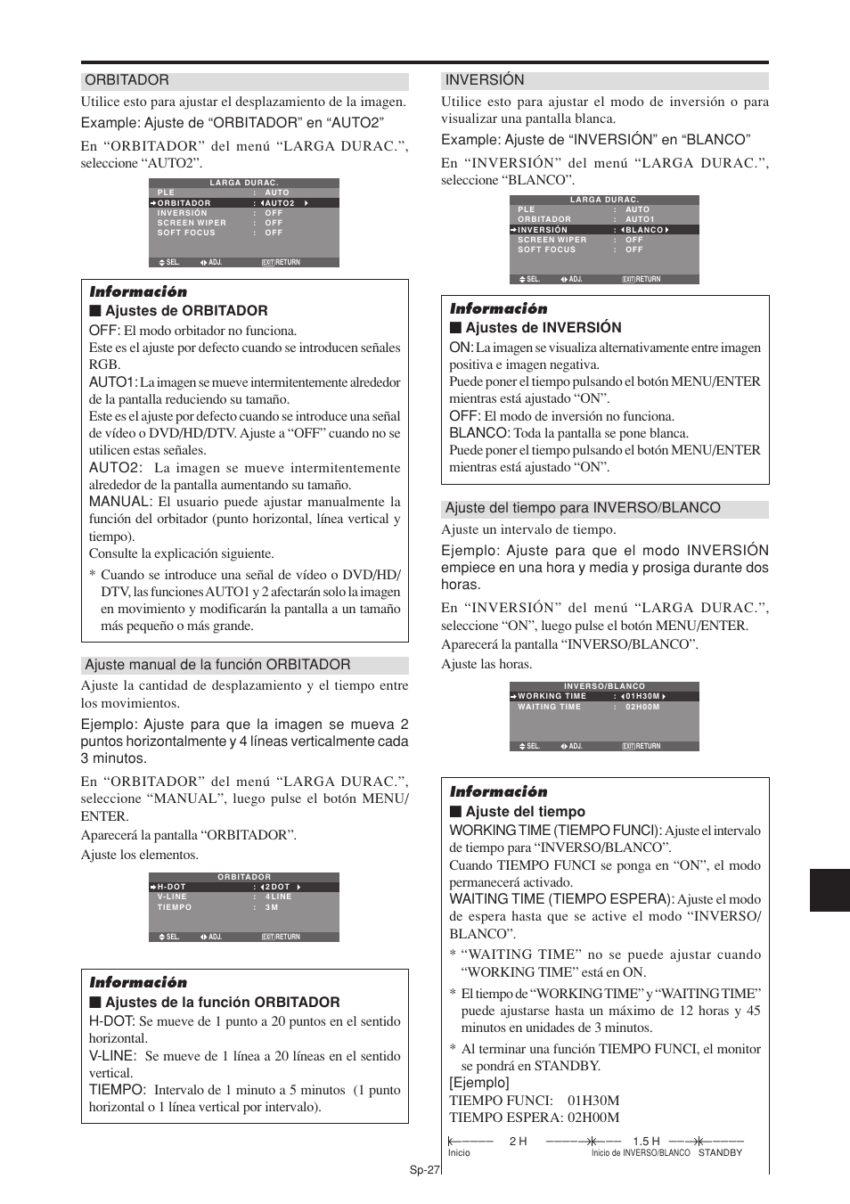 NEC PX-60XM5A User Manual | Page 127 / 203