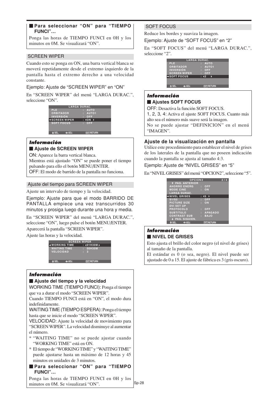 NEC PX-60XM5A User Manual | Page 128 / 203