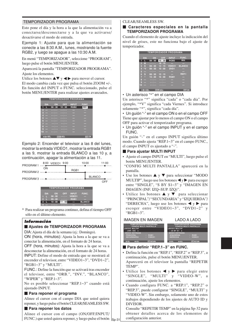 NEC PX-60XM5A User Manual | Page 131 / 203