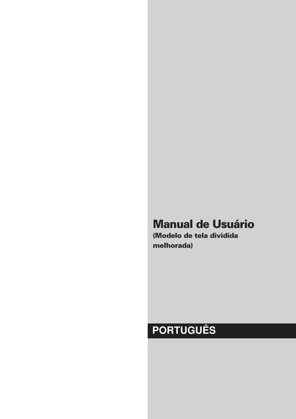 Manual de usuário, Português | NEC PX-60XM5A User Manual | Page 151 / 203