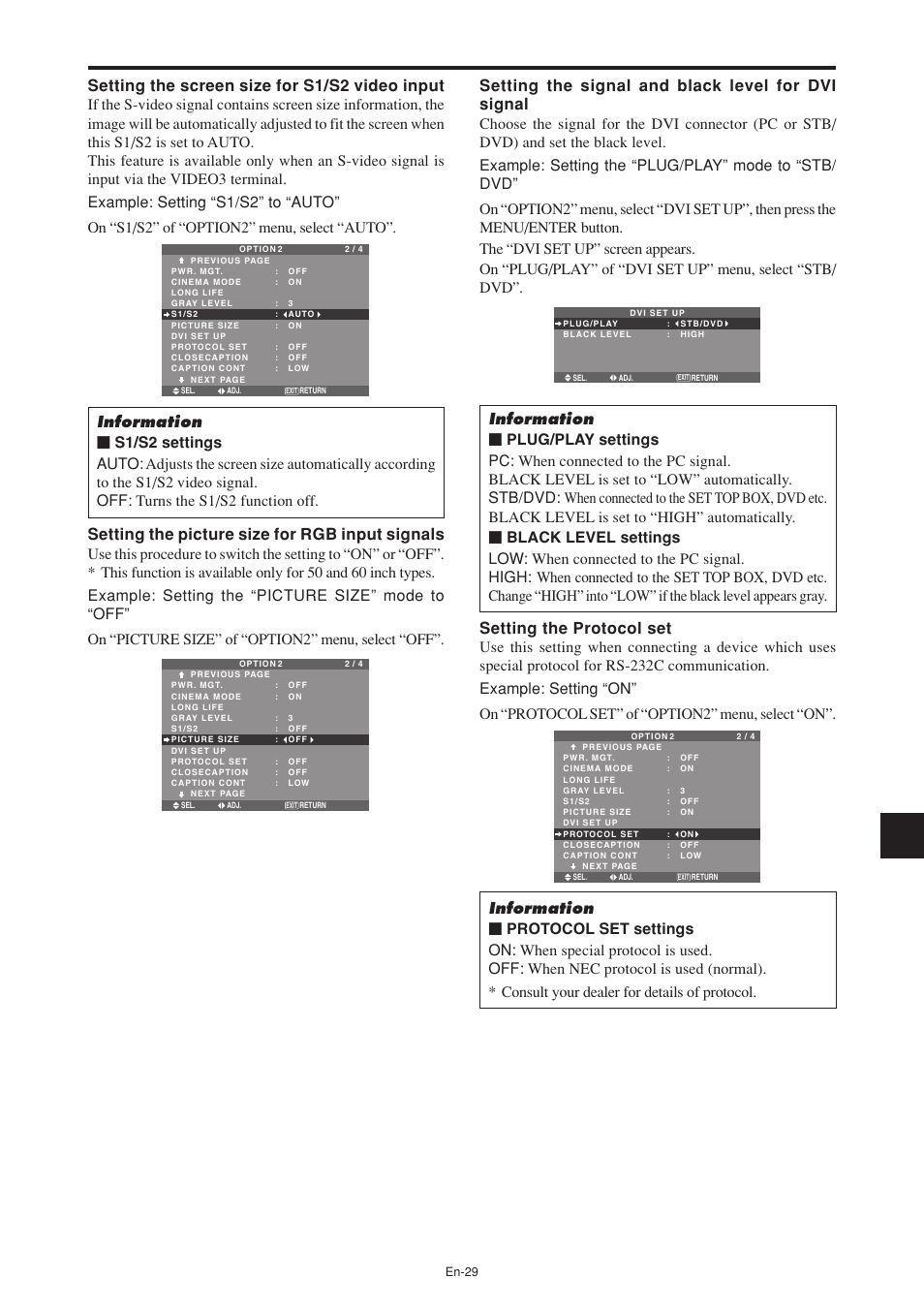 NEC PX-60XM5A User Manual | Page 30 / 203