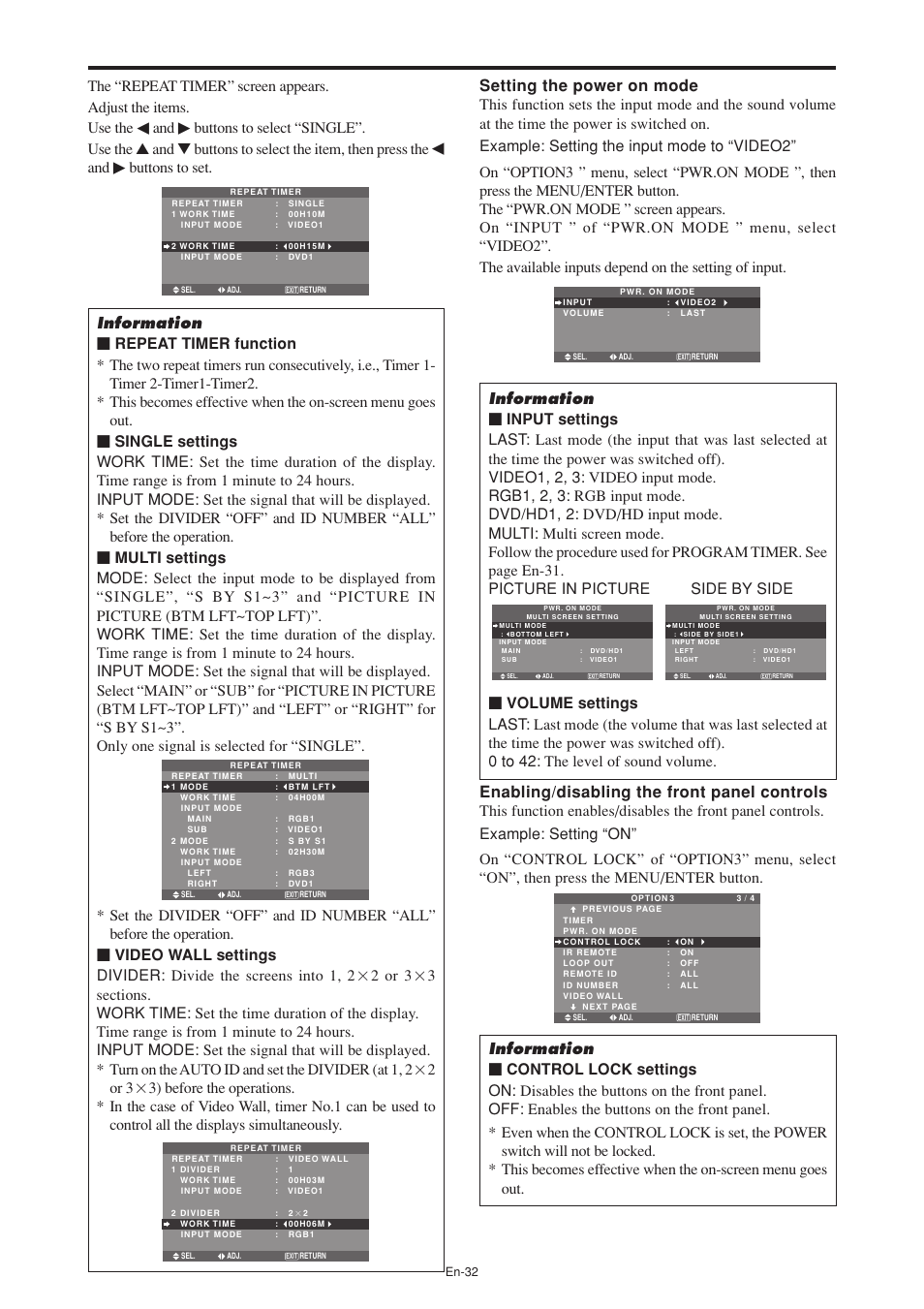 Buttons to set | NEC PX-60XM5A User Manual | Page 33 / 203