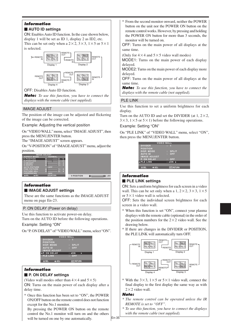 NEC PX-60XM5A User Manual | Page 36 / 203