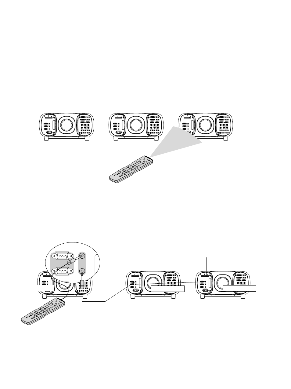 Operating multiple projector with remote control, E – 33 | NEC GT2150 User Manual | Page 43 / 74