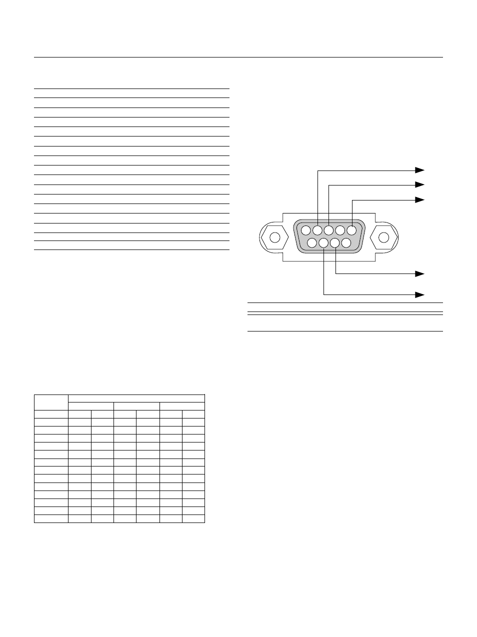 Cable connection, Pc control codes, E – 63 | Gravity stack | NEC GT2150 User Manual | Page 73 / 74