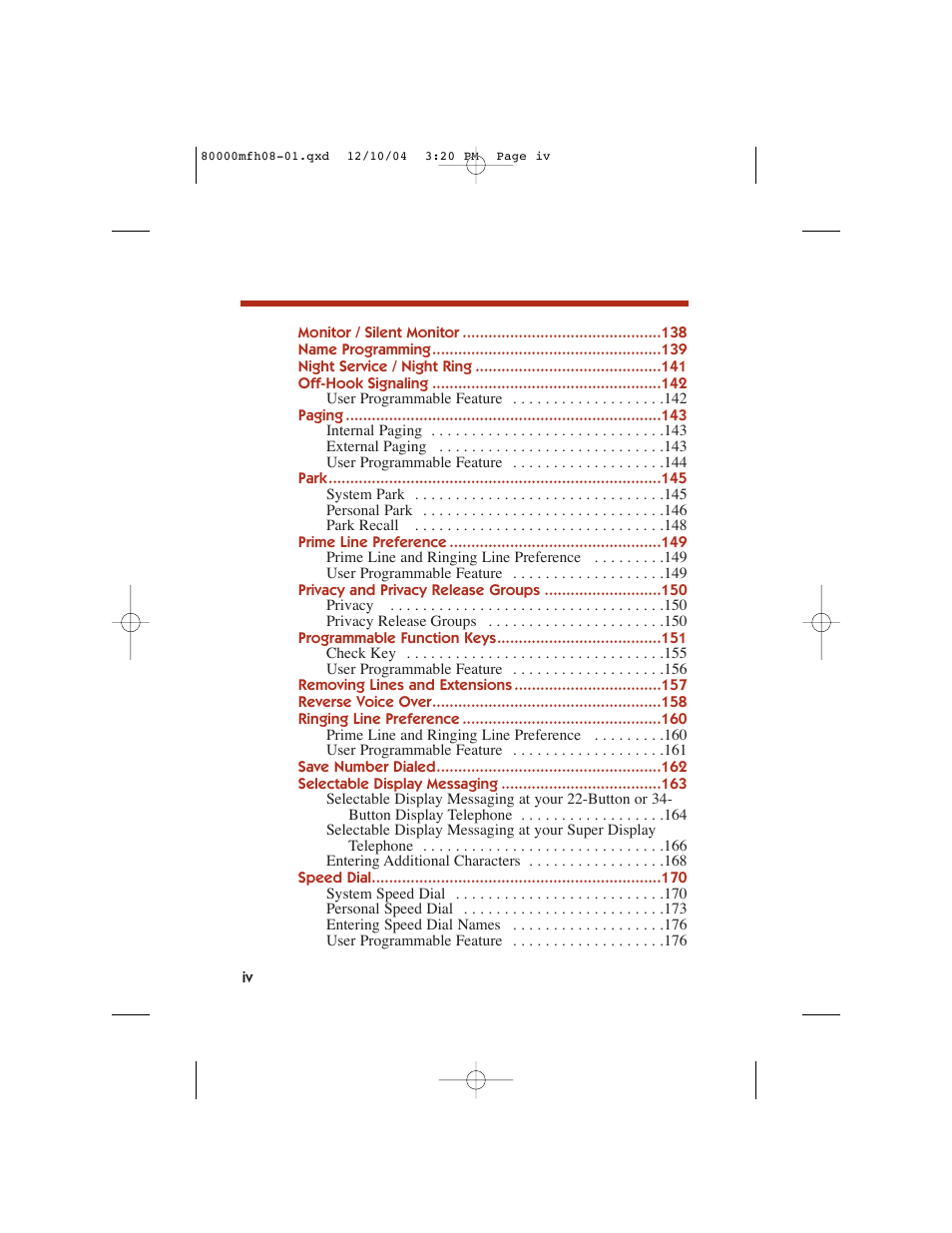 NEC DS1000 User Manual | Page 6 / 216