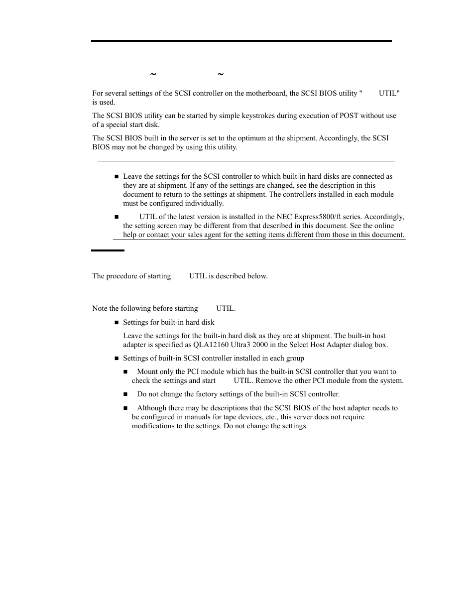 Scsi bios ∼ fast! util | NEC Express 5800/320Lb User Manual | Page 113 / 302