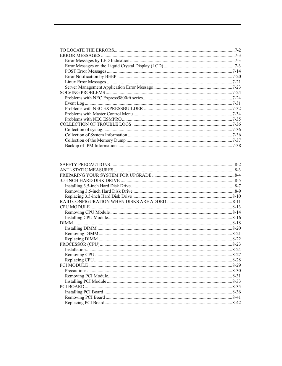 NEC Express 5800/320Lb User Manual | Page 13 / 302