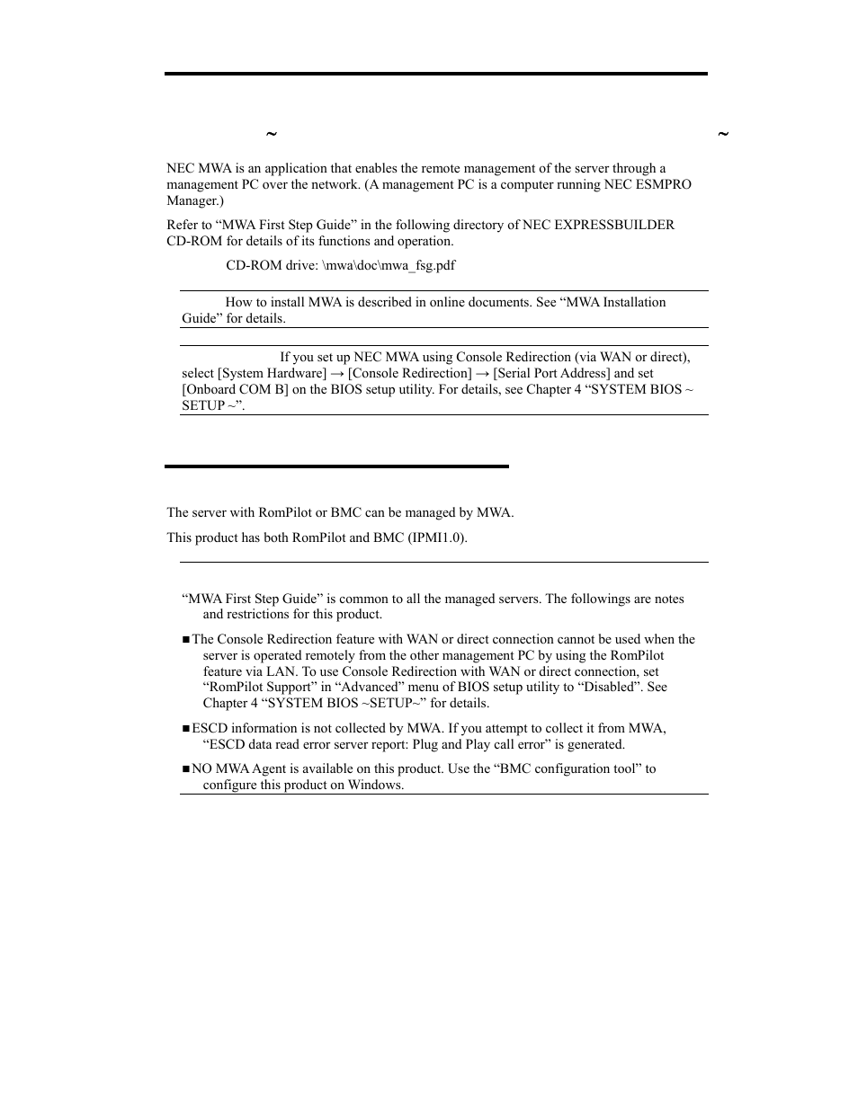 Nec mwa ∼ management workstation application | NEC Express 5800/320Lb User Manual | Page 185 / 302