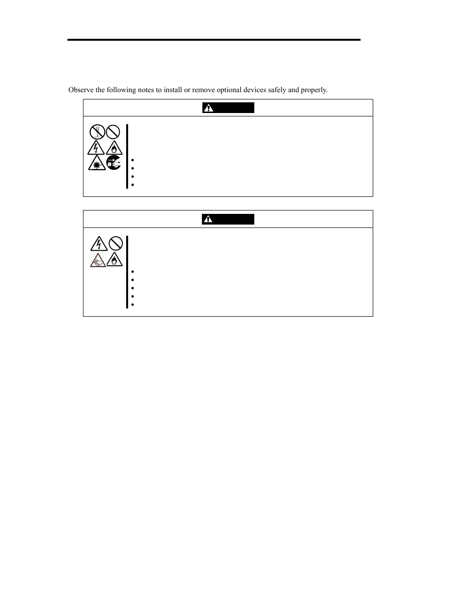 Safety precautions | NEC Express 5800/320Lb User Manual | Page 244 / 302