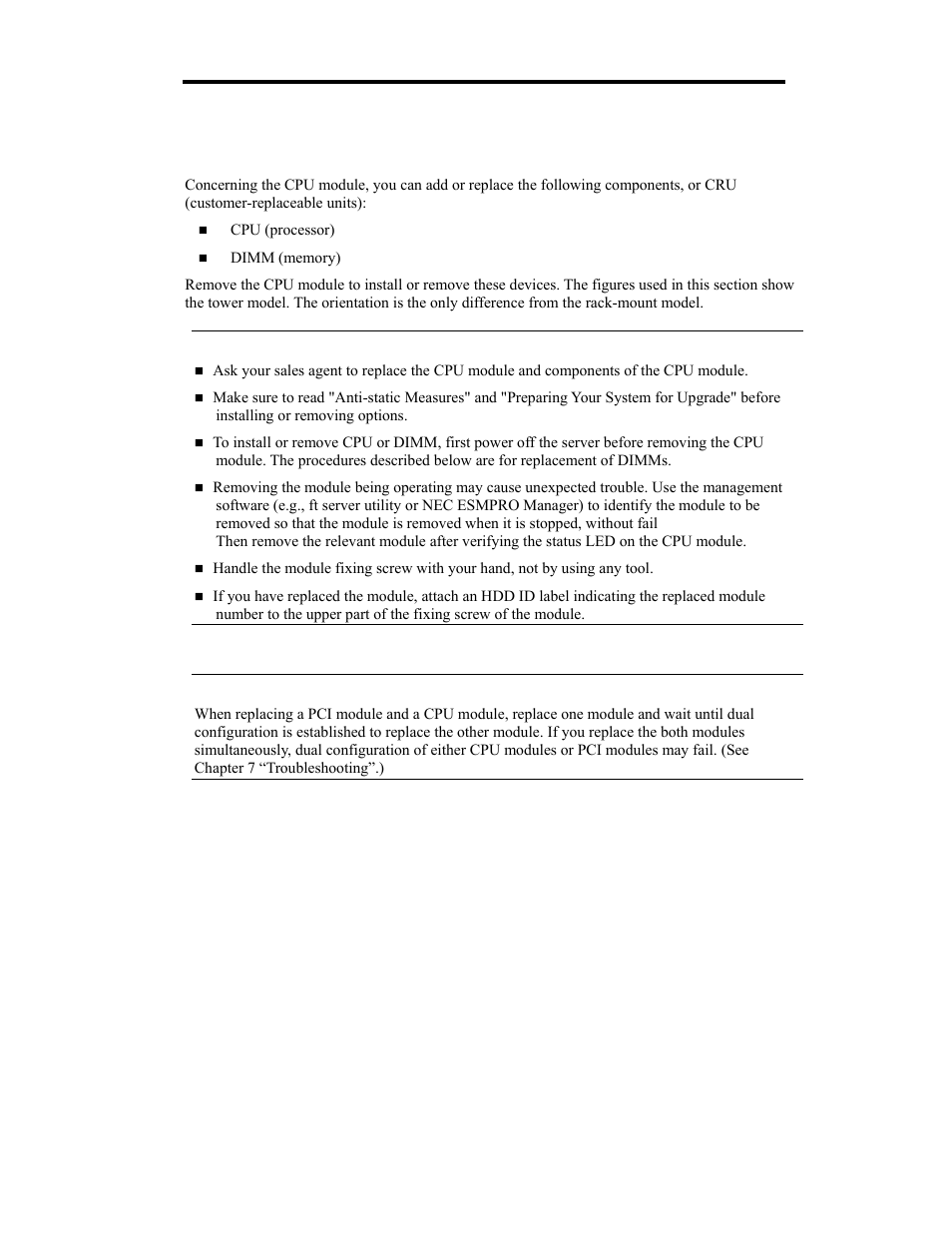 Cpu module | NEC Express 5800/320Lb User Manual | Page 255 / 302