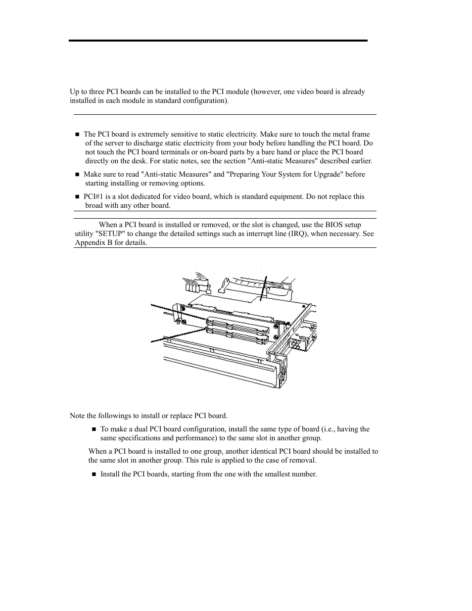 Pci board | NEC Express 5800/320Lb User Manual | Page 278 / 302