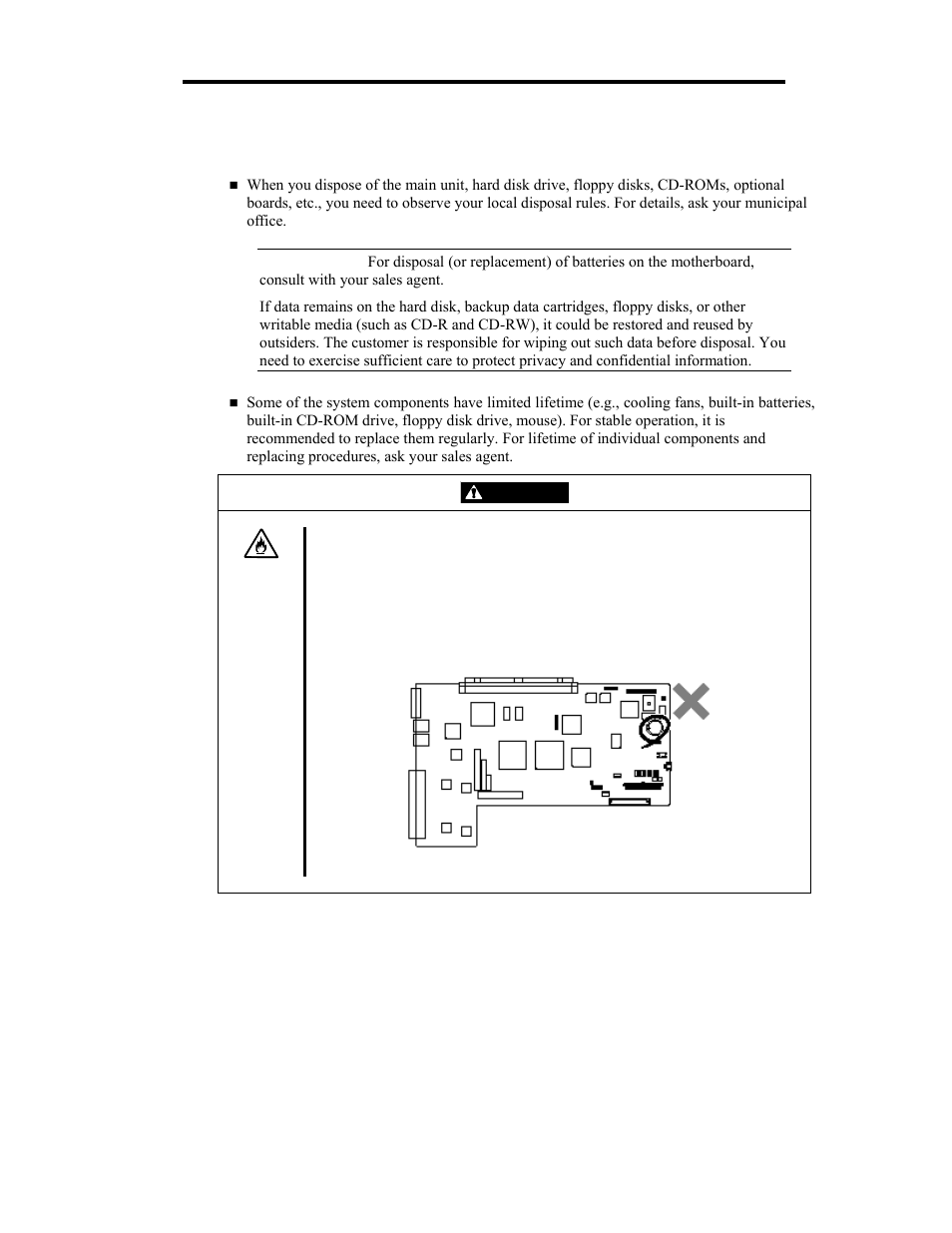 Disposal of equipment and consumables | NEC Express 5800/320Lb User Manual | Page 33 / 302