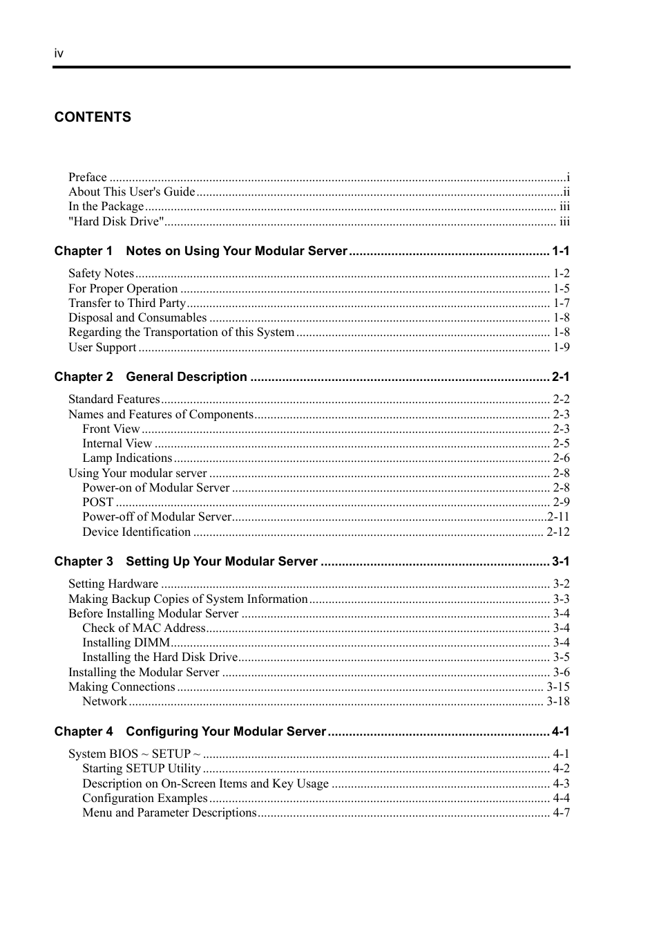 NEC EXPRESS5800/100 SERIES N8100-1635F User Manual | Page 10 / 152