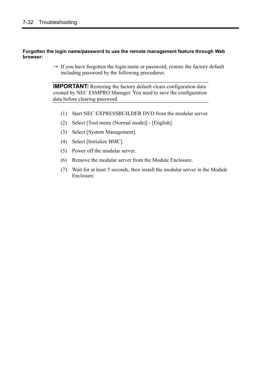 NEC EXPRESS5800/100 SERIES N8100-1635F User Manual | Page 122 / 152