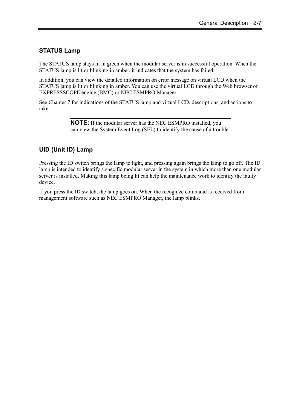 NEC EXPRESS5800/100 SERIES N8100-1635F User Manual | Page 29 / 152