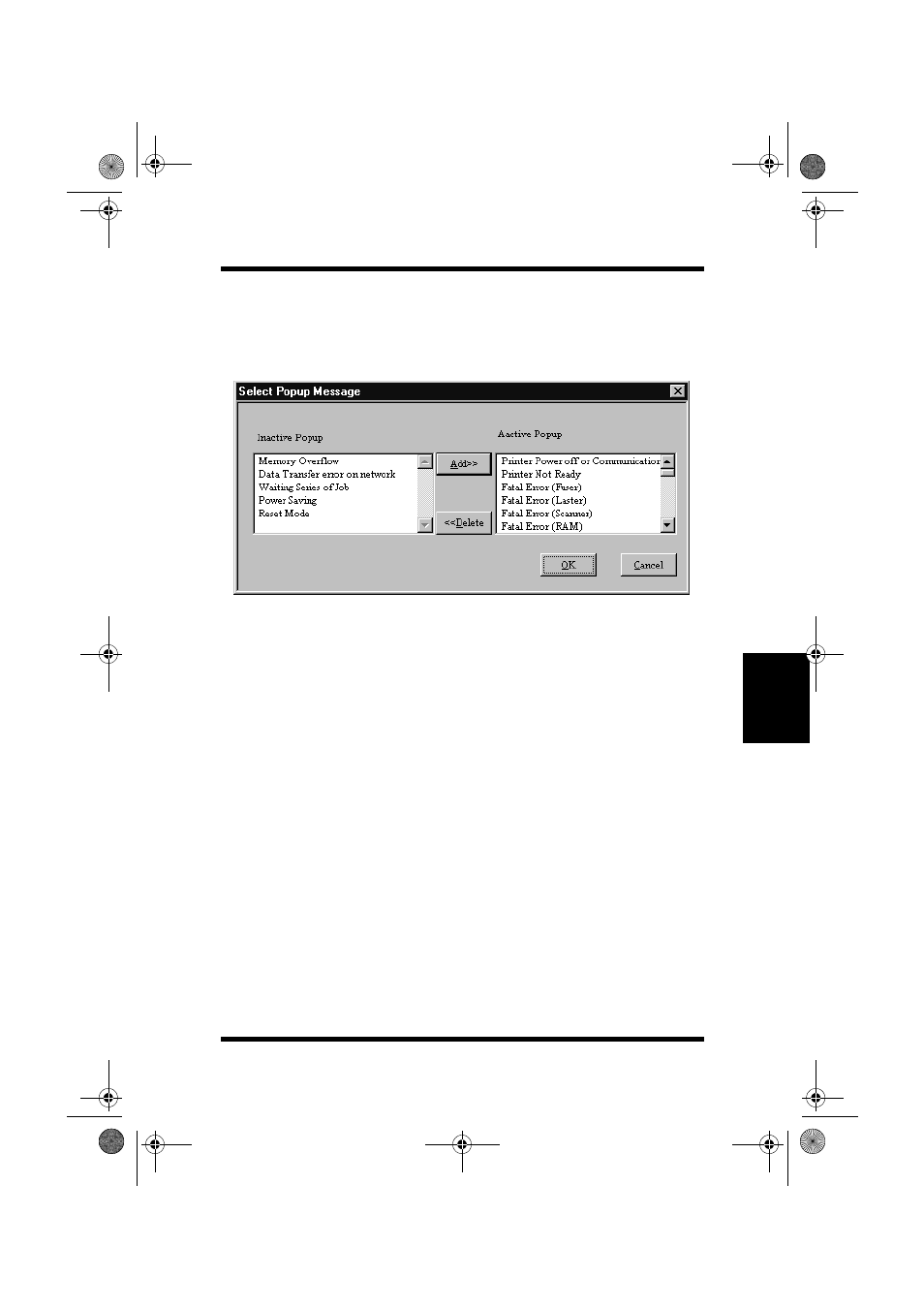 To specify popup message conditions, To specify popup message conditions -7 | NEC PAGEWORKS 8E User Manual | Page 189 / 255