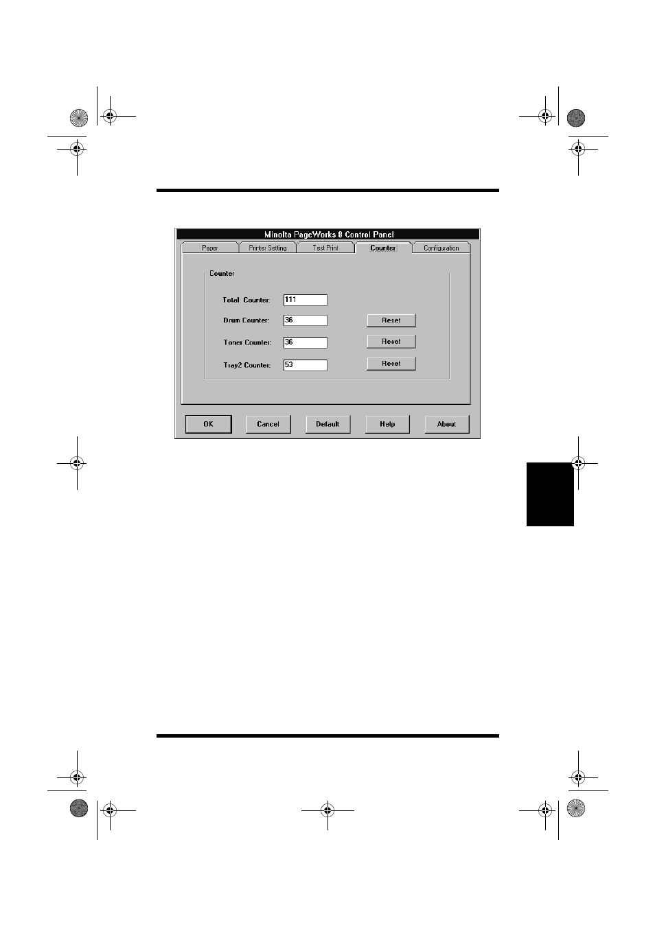 Counter, Counter -17 | NEC PAGEWORKS 8E User Manual | Page 199 / 255