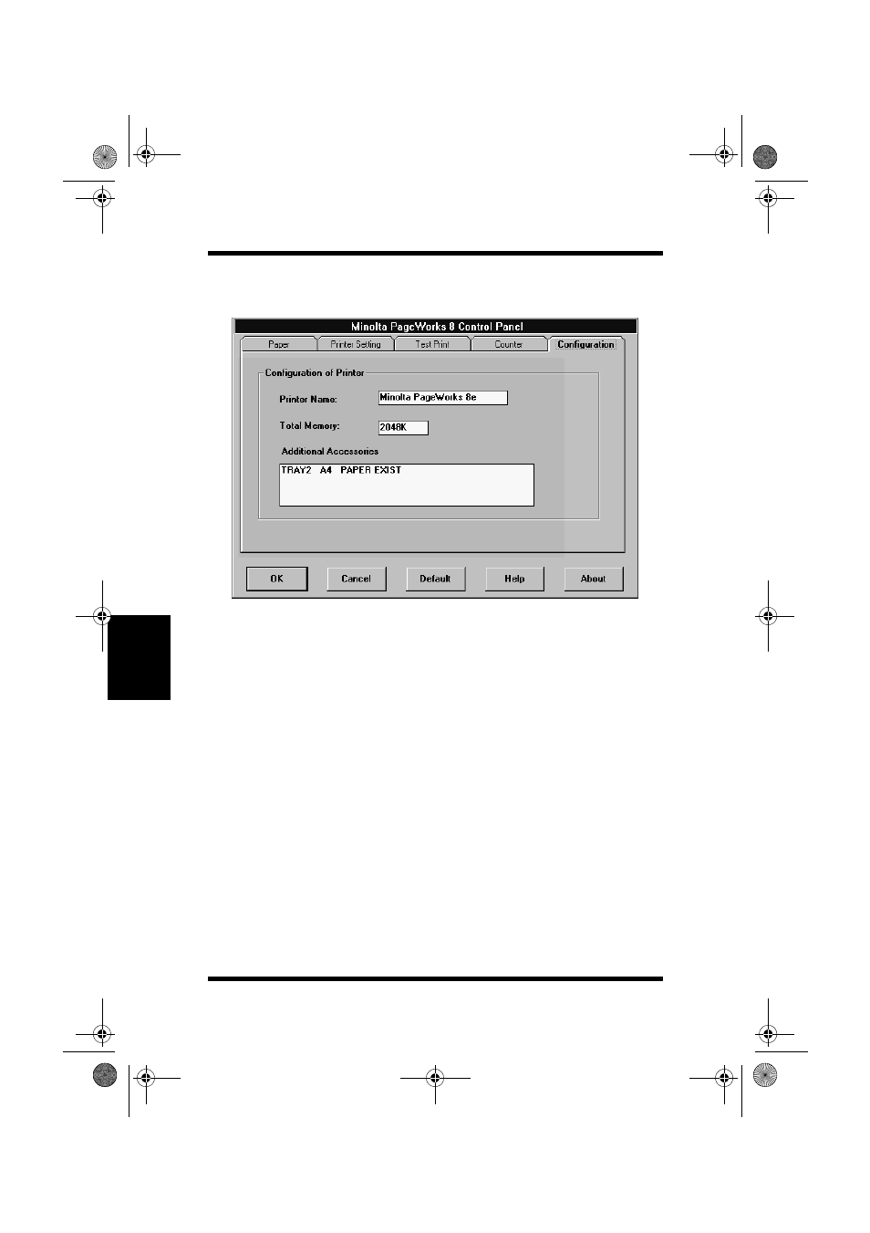 Configuration, Configuration -18 | NEC PAGEWORKS 8E User Manual | Page 200 / 255