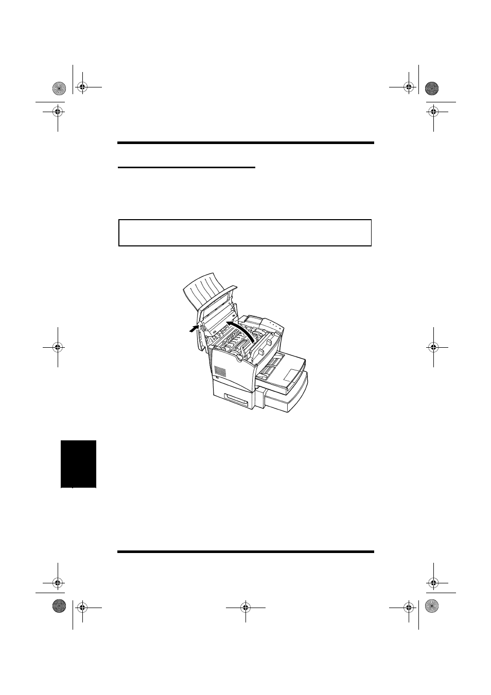 Clearing a paper misfeed, Clearing a paper misfeed -2 | NEC PAGEWORKS 8E User Manual | Page 220 / 255