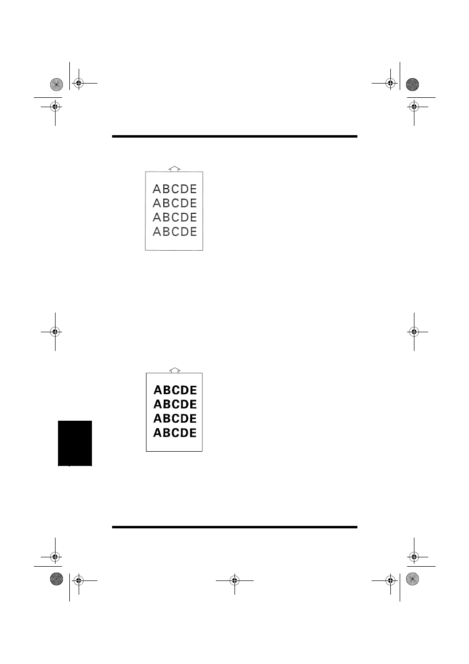 Printout too light, Printout too dark, Printout too light -10 | Printout too dark -10 | NEC PAGEWORKS 8E User Manual | Page 228 / 255