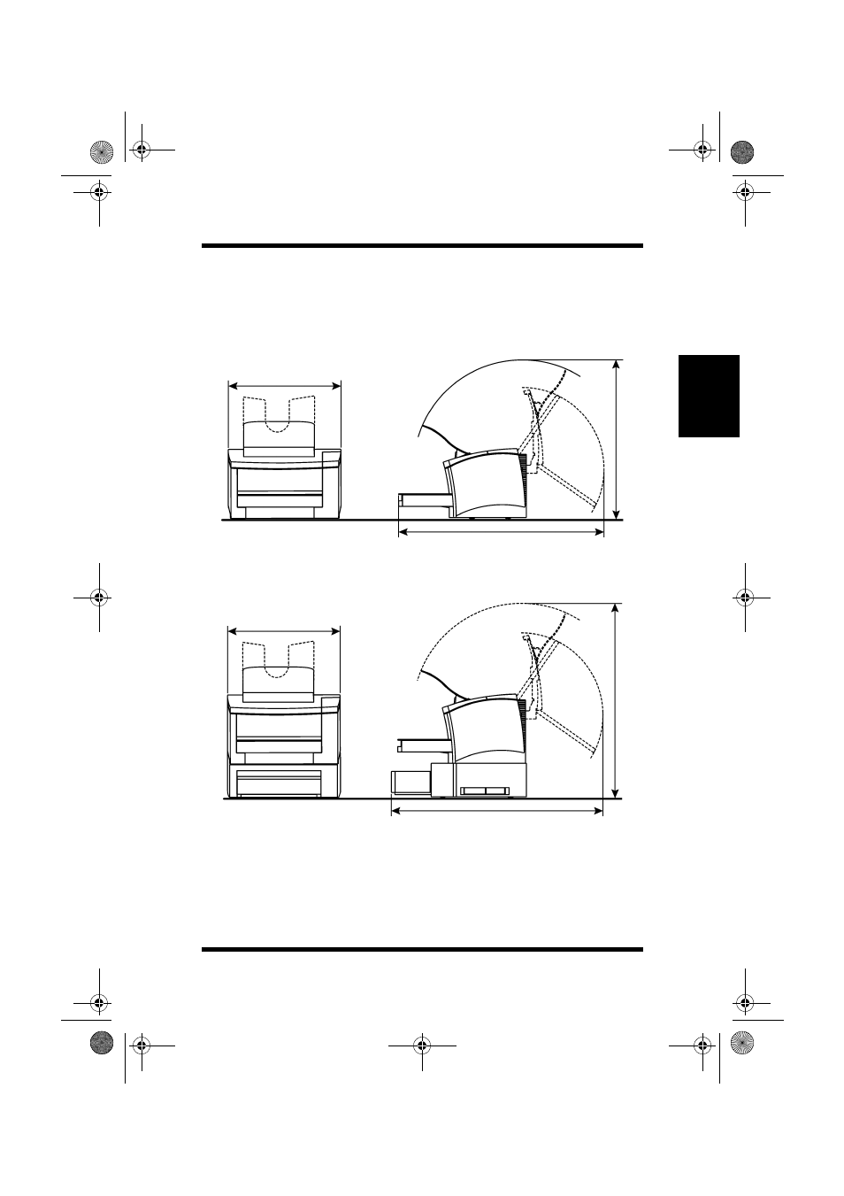 Space requirements, Space requirements -3, 3 installation precautions | NEC PAGEWORKS 8E User Manual | Page 33 / 255