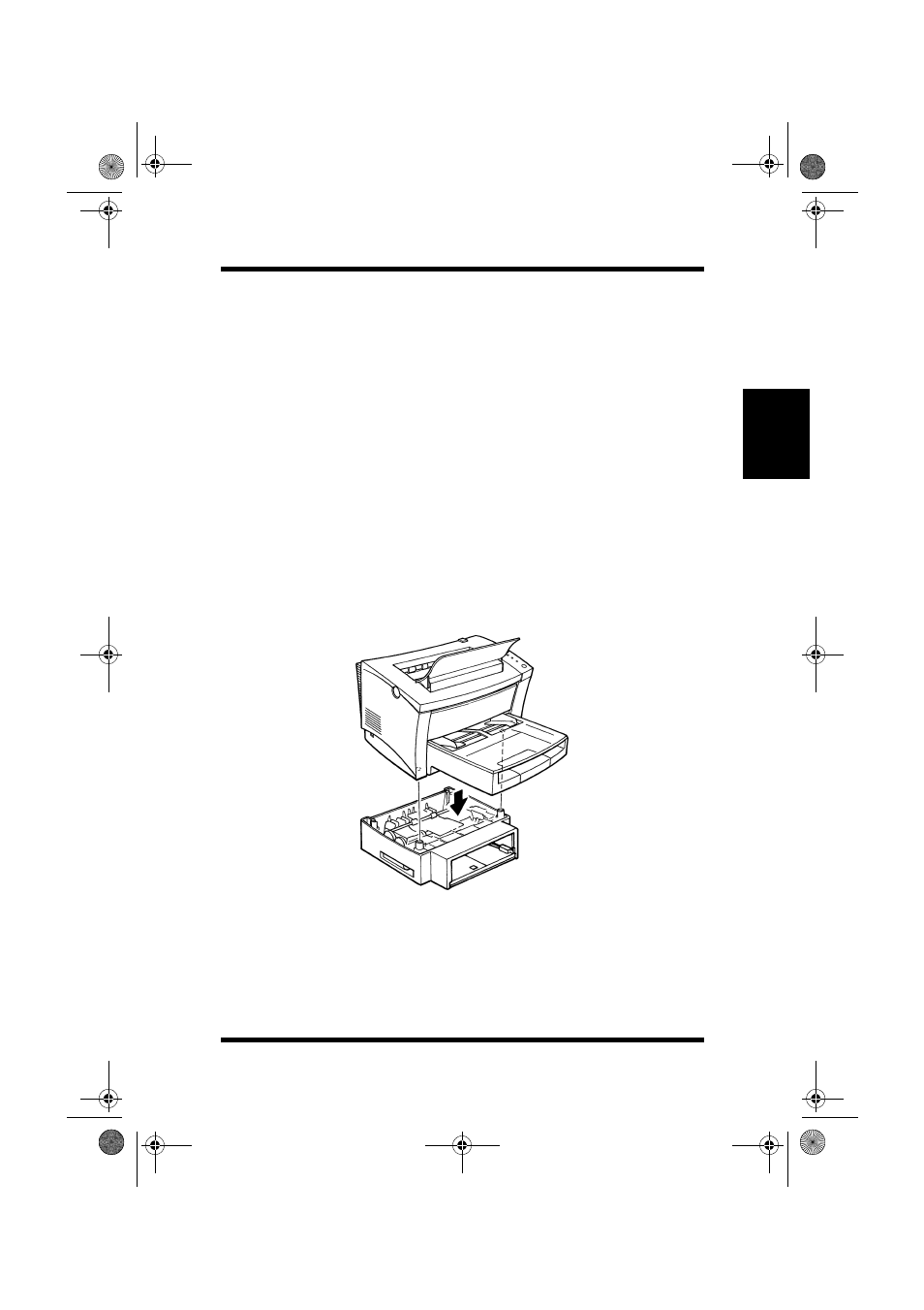 Second paper cassette unit, Installing the second paper cassette unit, Second paper cassette unit -9 | Installing the second paper cassette unit . 2-9 | NEC PAGEWORKS 8E User Manual | Page 39 / 255