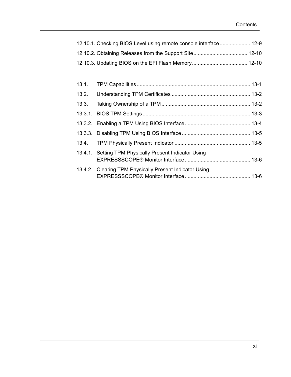Using a trusted platform module -1 | NEC ExpressA1160 User Manual | Page 11 / 252