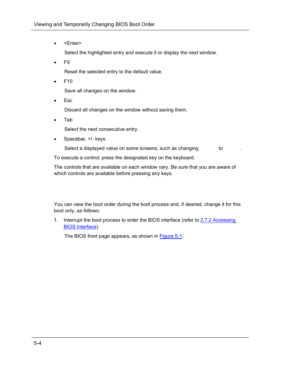 Viewing and temporarily changing bios boot order | NEC ExpressA1160 User Manual | Page 110 / 252