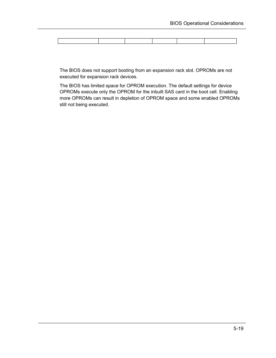 Bios operational considerations | NEC ExpressA1160 User Manual | Page 125 / 252