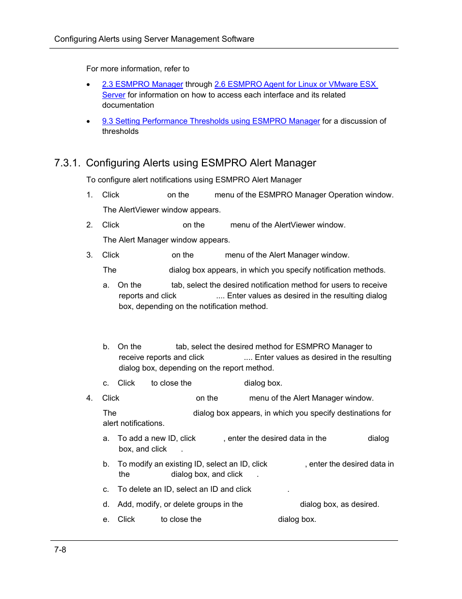 Configuring alerts using esmpro alert manager | NEC ExpressA1160 User Manual | Page 142 / 252