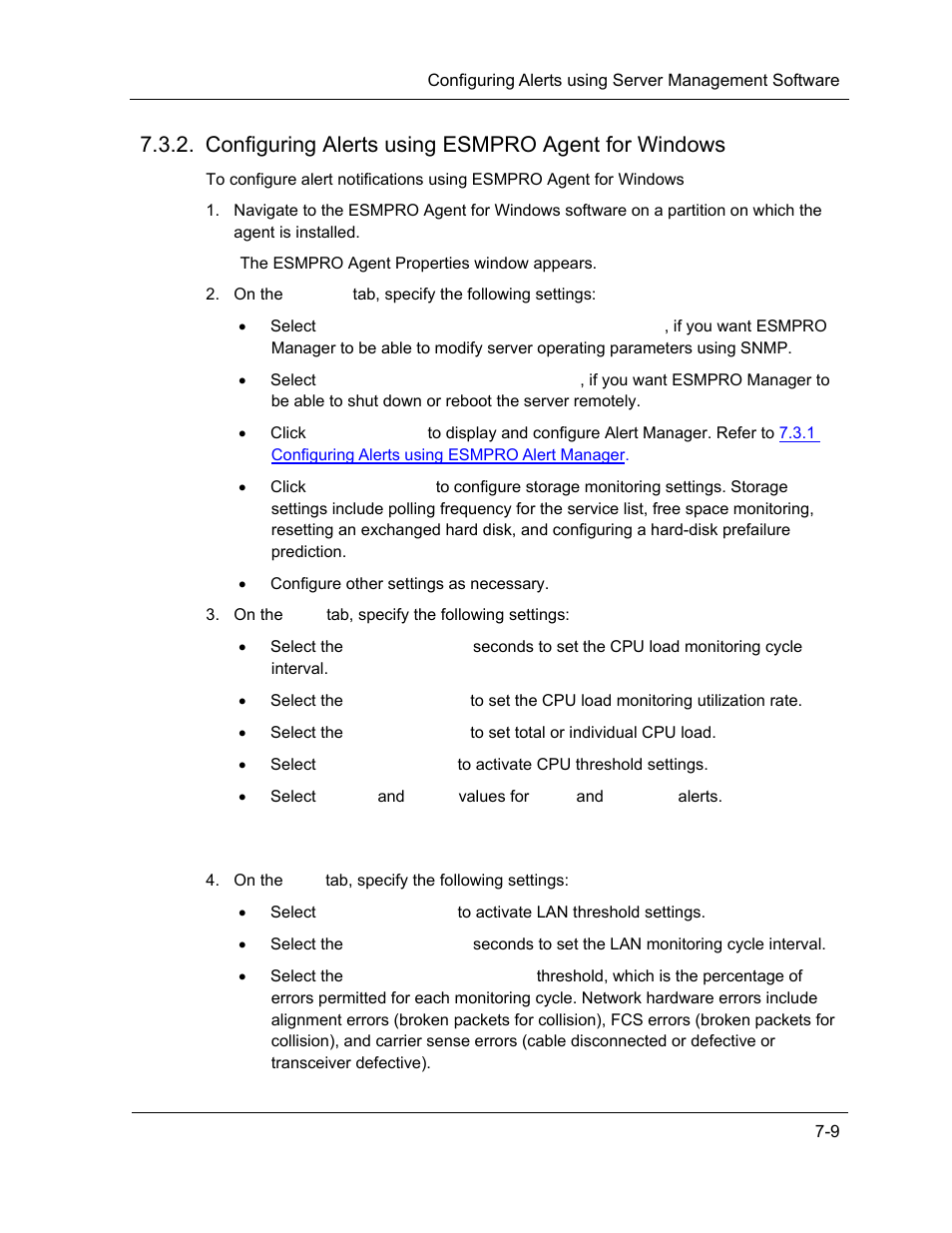 Configuring alerts using esmpro agent for windows | NEC ExpressA1160 User Manual | Page 143 / 252