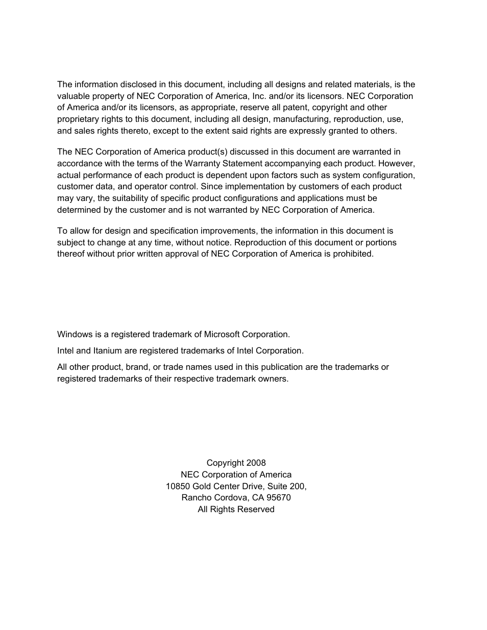 NEC ExpressA1160 User Manual | Page 2 / 252