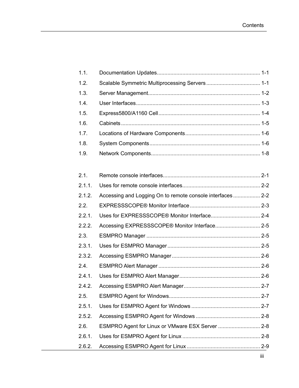NEC ExpressA1160 User Manual | Page 3 / 252