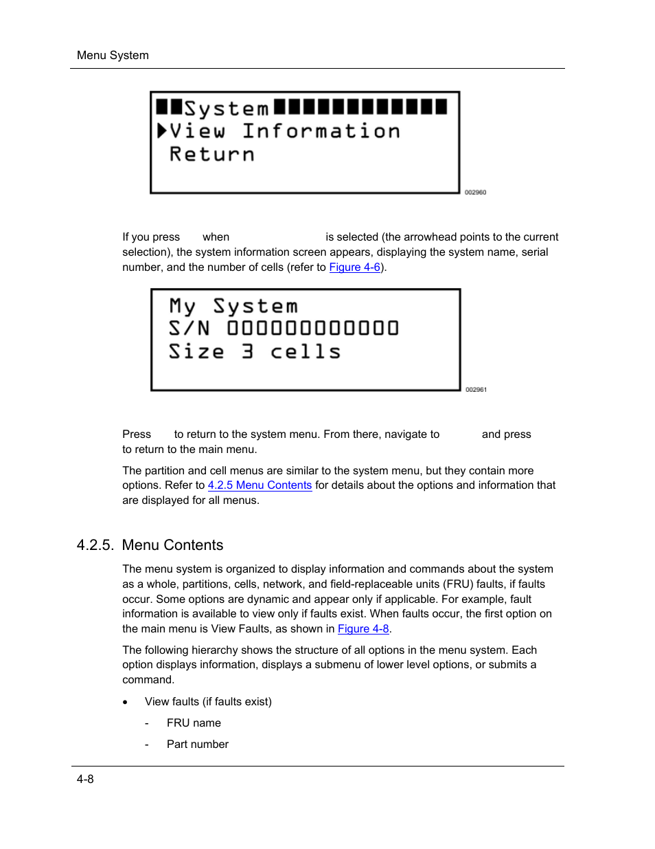 Menu contents | NEC ExpressA1160 User Manual | Page 94 / 252